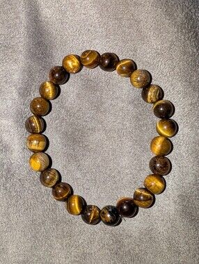 Tiger's Eye Beaded Stretch Bracelet